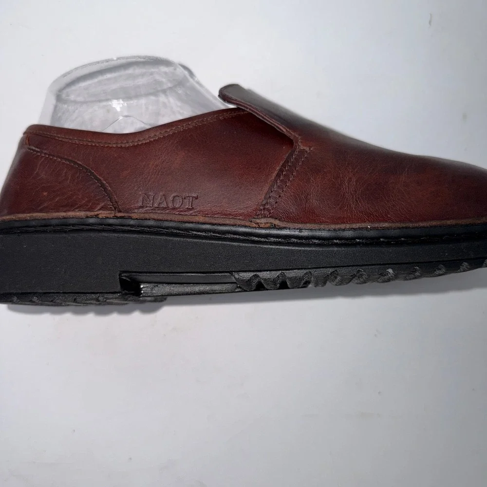 Vintage Naot Reva Leather Slip On Loafers Minimalist‎ Gorpcore Lagenlook